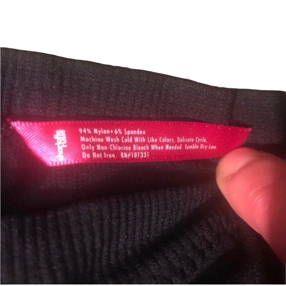 Black Padded Bandeau Bra with Removable Padding - Picture 3 of 12